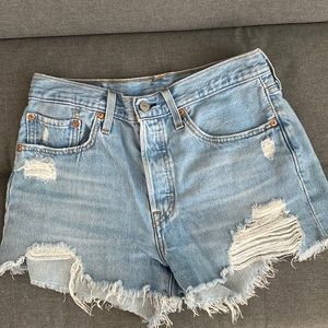 Levi High Rise Shorts